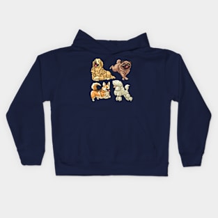 Pixel Dogs Collection Kids Hoodie